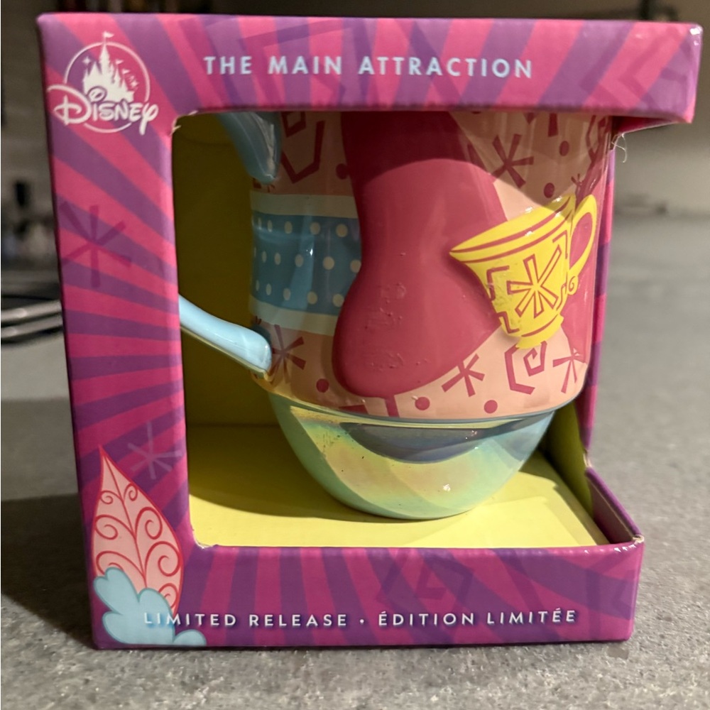 Disney The Main Attraction Mad Tea Party Mug - Limited Release NIB